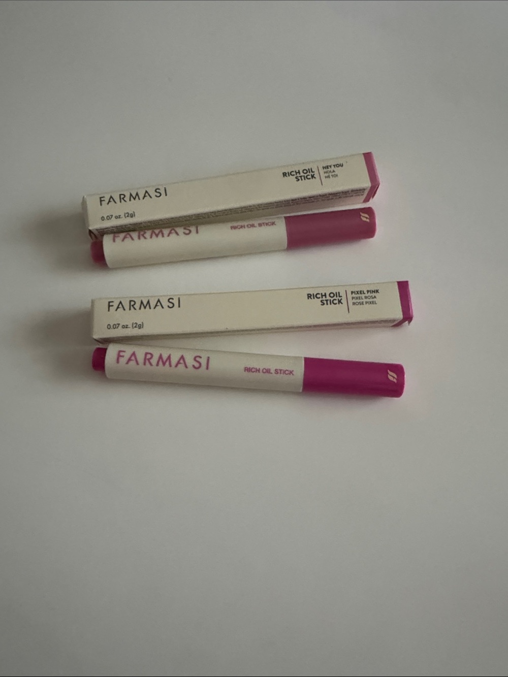 🆕 Farmasi rich oil lip sticks
